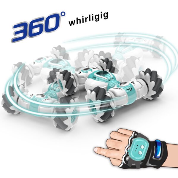 4WD Gesture Sensing RC Stunt Car – Hand-Controlled Twist & Drift Off-Road Crawler with 360° Rotation and Deformation