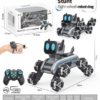 Intelligent Remote Control Stunt Dog – Programmable AI Robot Pet with Mecanum Wheels, LED Eyes, and 360° Drift Capabilities